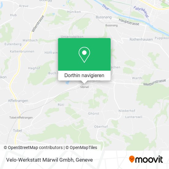 Velo-Werkstatt Märwil Gmbh Karte