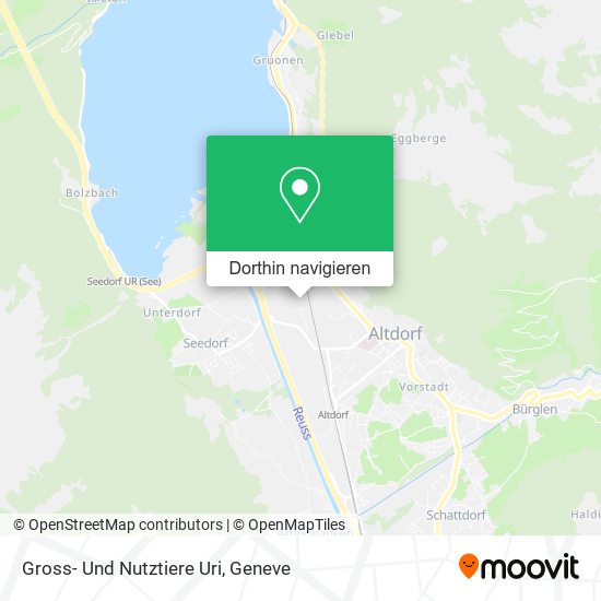 Gross- Und Nutztiere Uri Karte