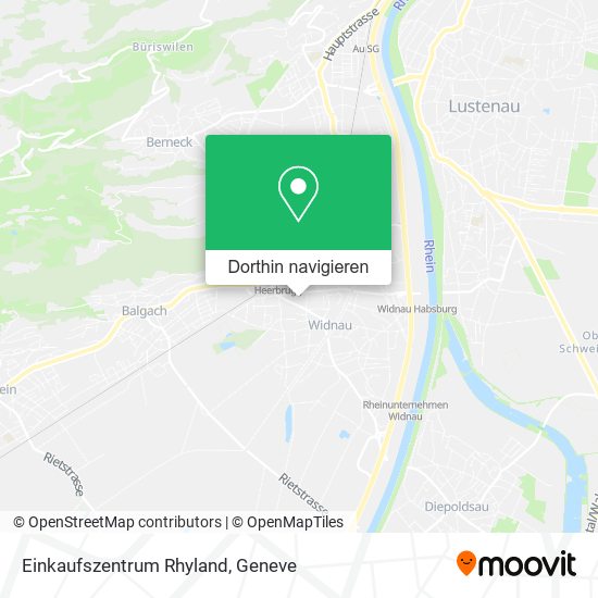 Einkaufszentrum Rhyland Karte