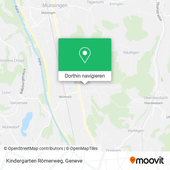 Kindergarten Römerweg Karte