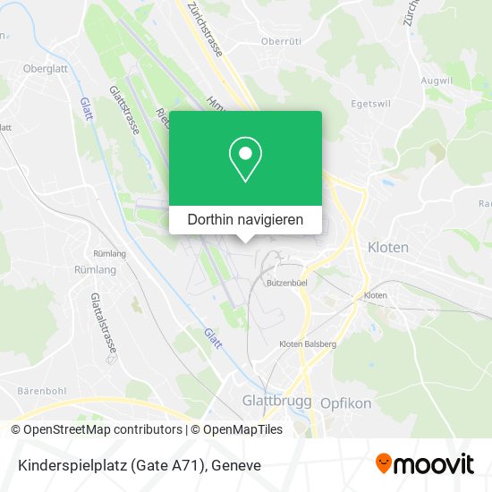 Kinderspielplatz (Gate A71) Karte
