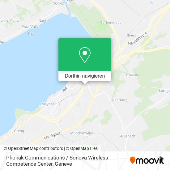 Phonak Communications / Sonova Wireless Competence Center Karte