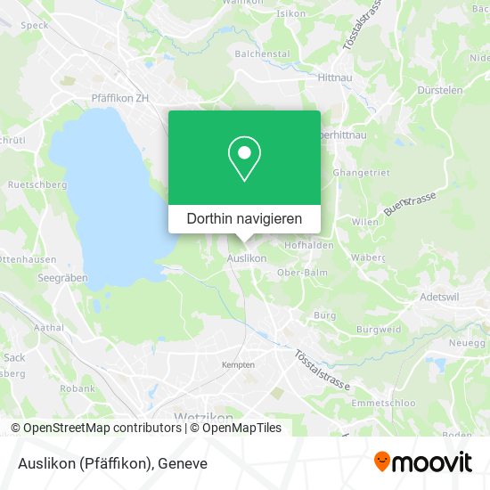 Auslikon (Pfäffikon) Karte