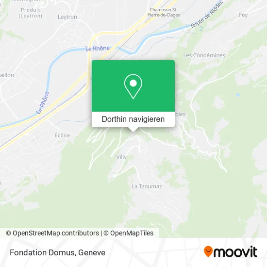 Fondation Domus Karte