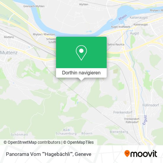 Panorama Vom ""Hagebächli"" Karte