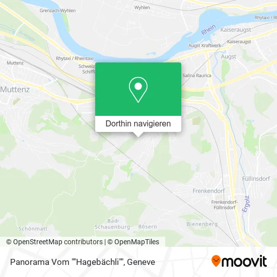 Panorama Vom ""Hagebächli"" Karte