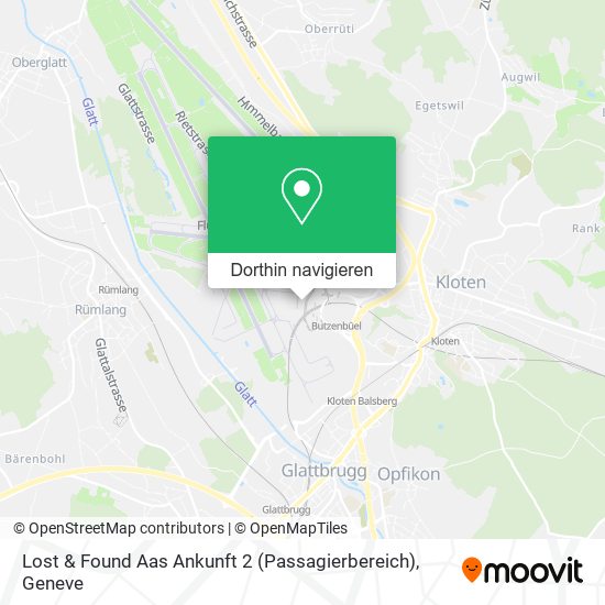 Lost & Found Aas Ankunft 2 (Passagierbereich) Karte