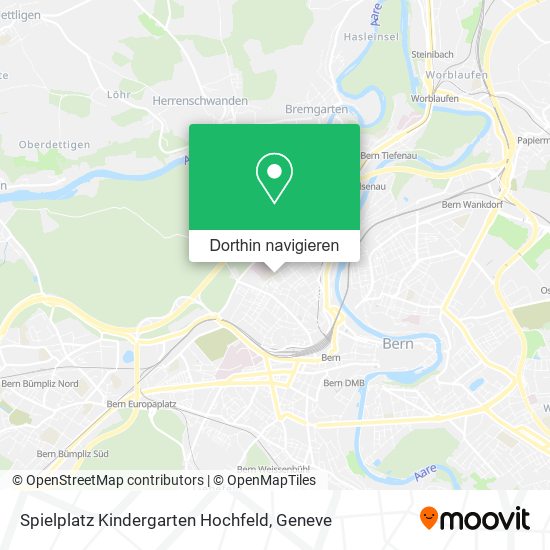 Spielplatz Kindergarten Hochfeld Karte