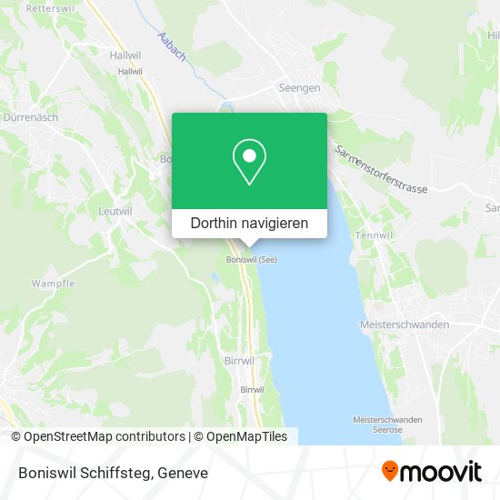 Boniswil Schiffsteg Karte