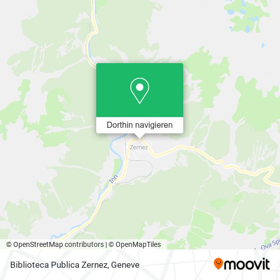 Biblioteca Publica Zernez Karte