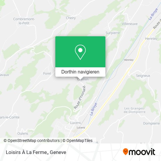Loisirs À La Ferme, Karte