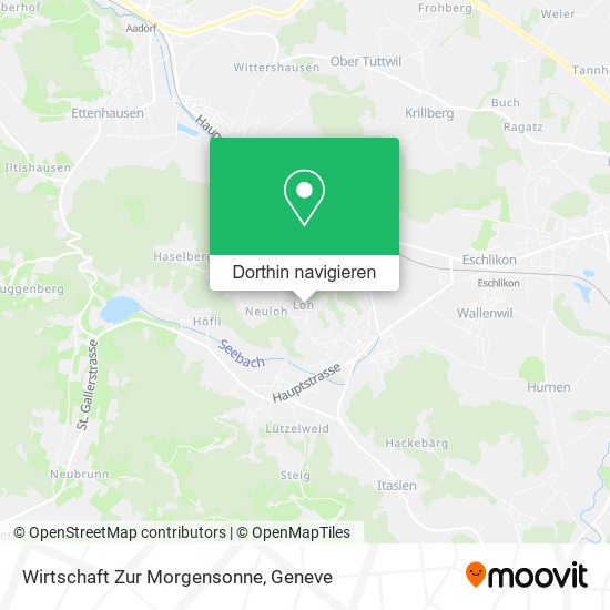 Wirtschaft Zur Morgensonne Karte