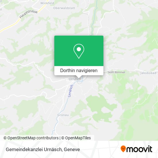 Gemeindekanzlei Urnäsch Karte