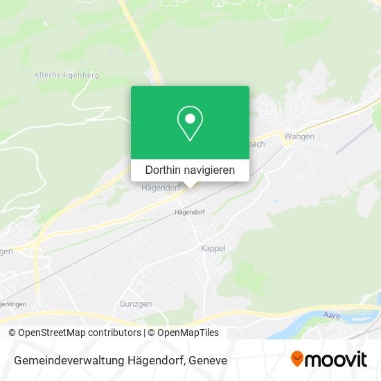 Gemeindeverwaltung Hägendorf Karte