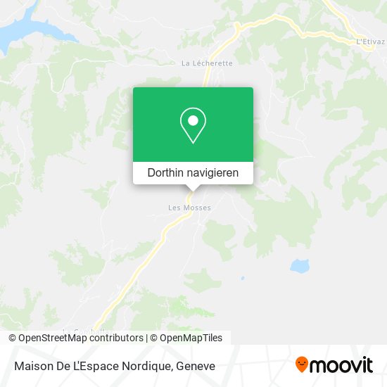 Maison De L'Espace Nordique Karte