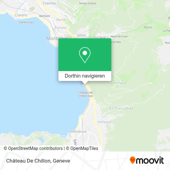 Château De Chillon Karte