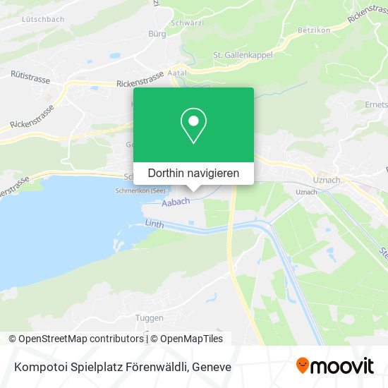 Kompotoi Spielplatz Förenwäldli Karte