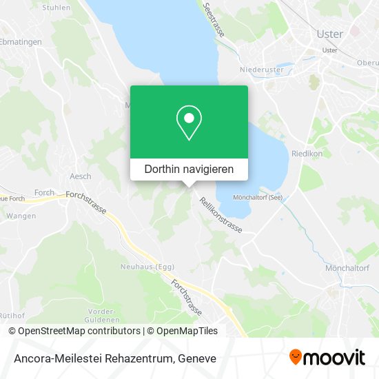 Ancora-Meilestei Rehazentrum Karte