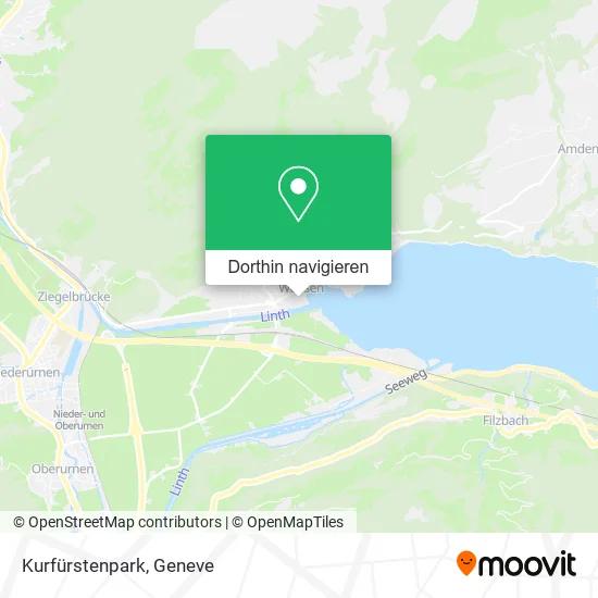 Kurfürstenpark Karte