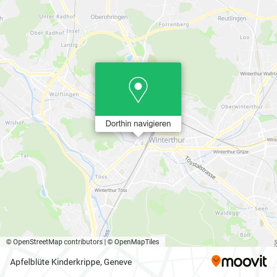 Apfelblüte Kinderkrippe Karte