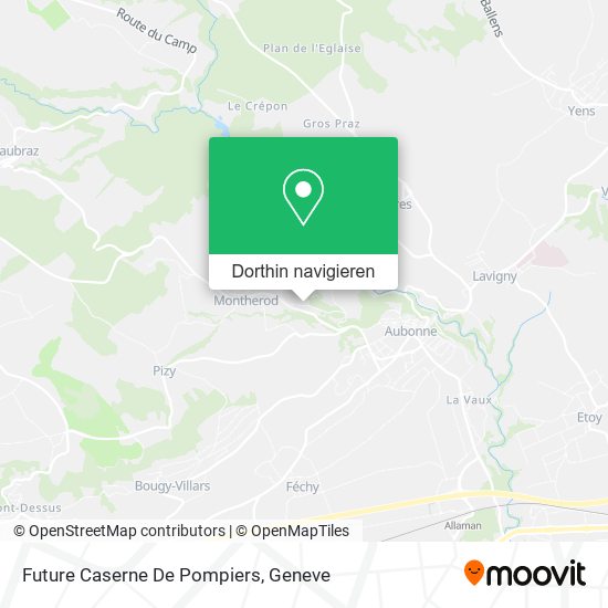 Future Caserne De Pompiers Karte