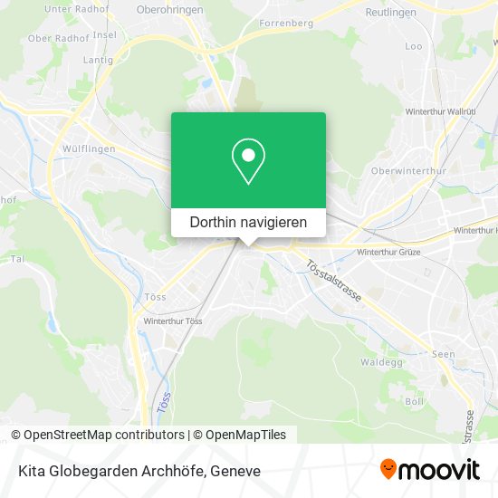 Kita Globegarden Archhöfe Karte