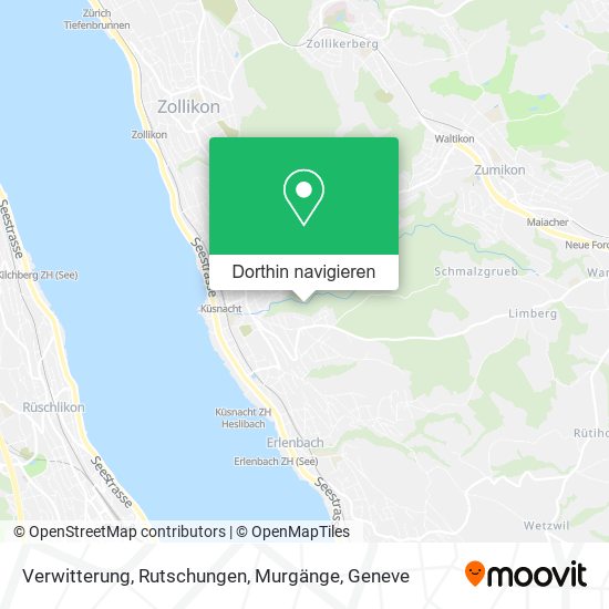 Verwitterung, Rutschungen, Murgänge Karte