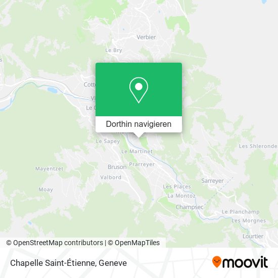 Chapelle Saint-Étienne Karte