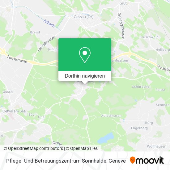 Pflege- Und Betreuungszentrum Sonnhalde Karte