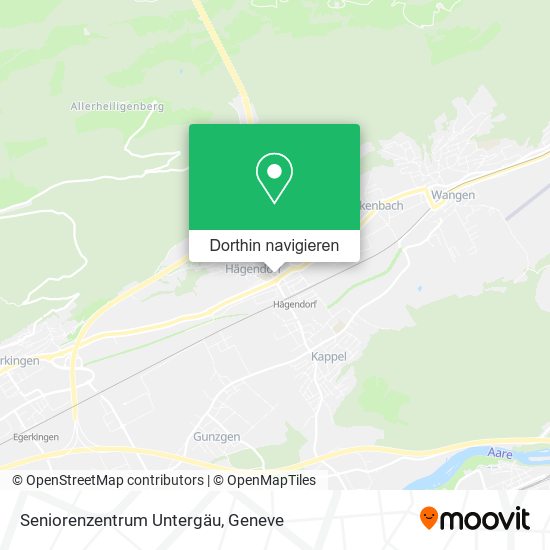 Seniorenzentrum Untergäu Karte