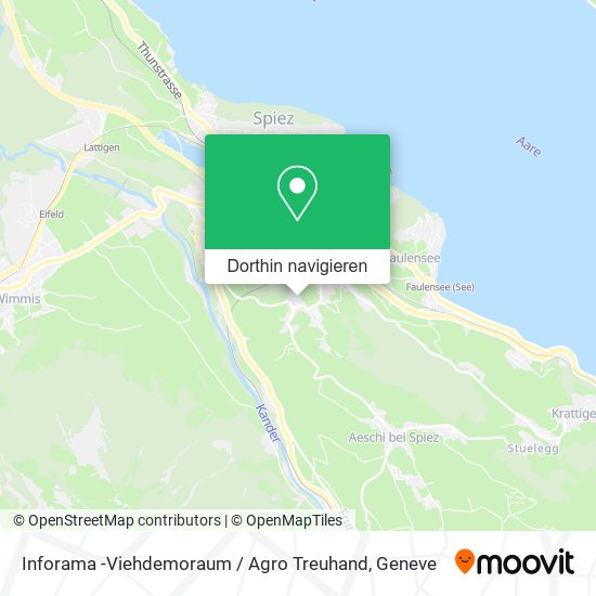 Inforama -Viehdemoraum / Agro Treuhand Karte