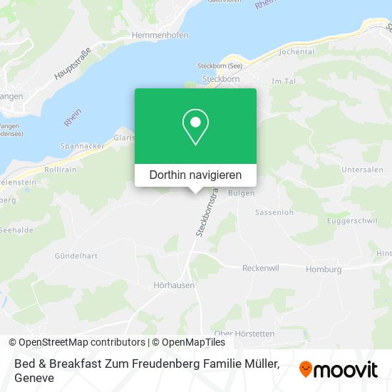 Bed & Breakfast Zum Freudenberg Familie Müller Karte