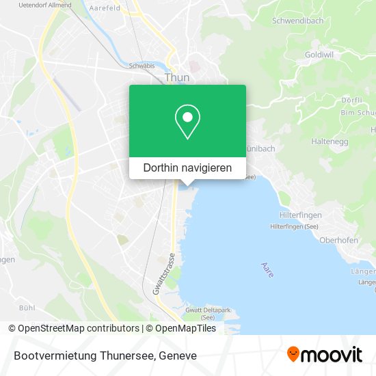Bootvermietung Thunersee Karte