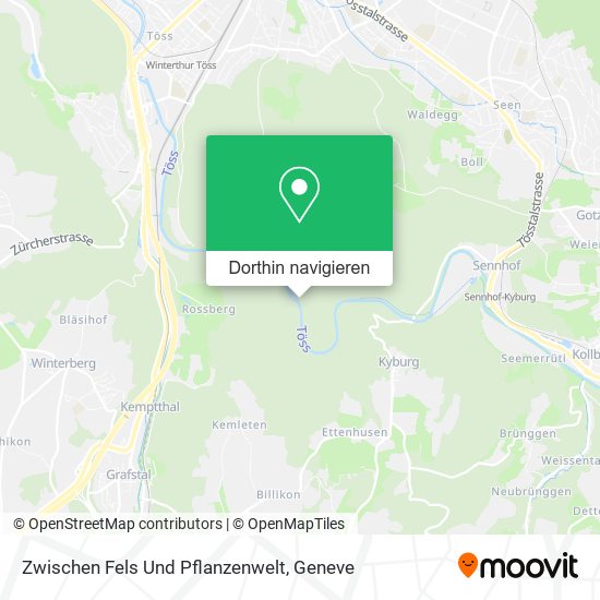 Zwischen Fels Und Pflanzenwelt Karte