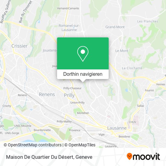 Maison De Quartier Du Désert Karte
