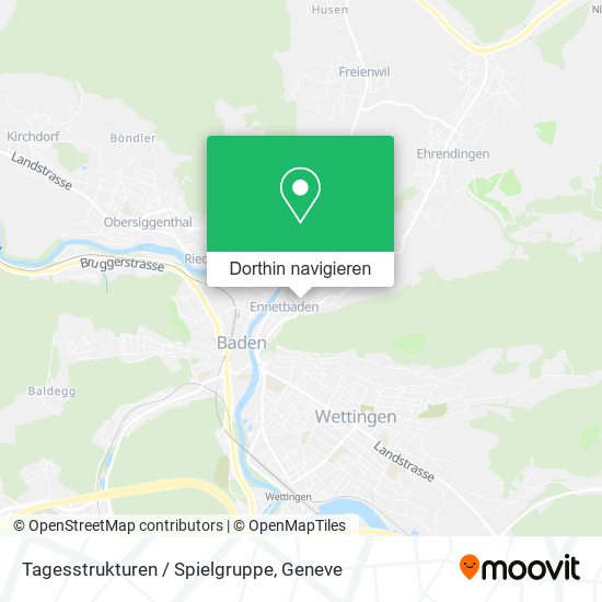 Tagesstrukturen / Spielgruppe Karte