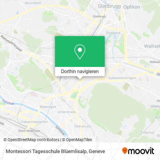 Montessori Tagesschule Blüemlisalp Karte