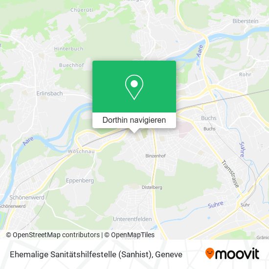 Ehemalige Sanitätshilfestelle (Sanhist) Karte