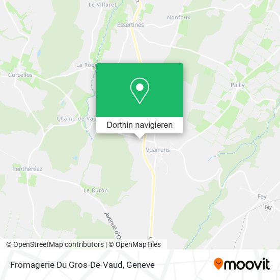 Fromagerie Du Gros-De-Vaud Karte