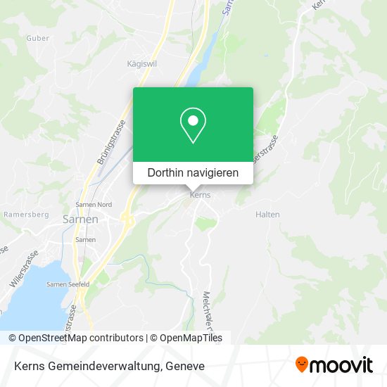 Kerns Gemeindeverwaltung Karte