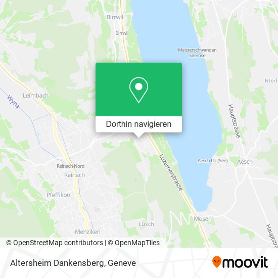 Altersheim Dankensberg Karte