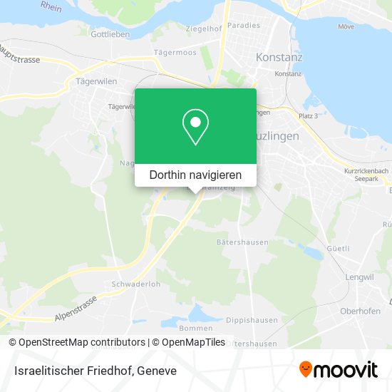 Israelitischer Friedhof Karte