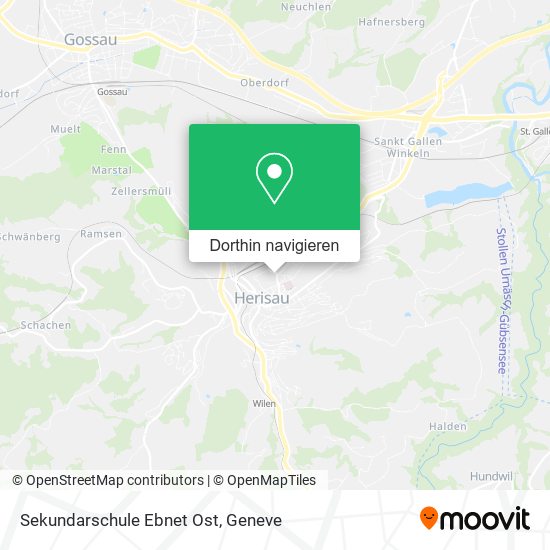 Sekundarschule Ebnet Ost Karte