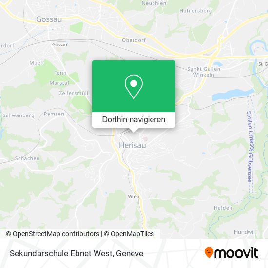 Sekundarschule Ebnet West Karte