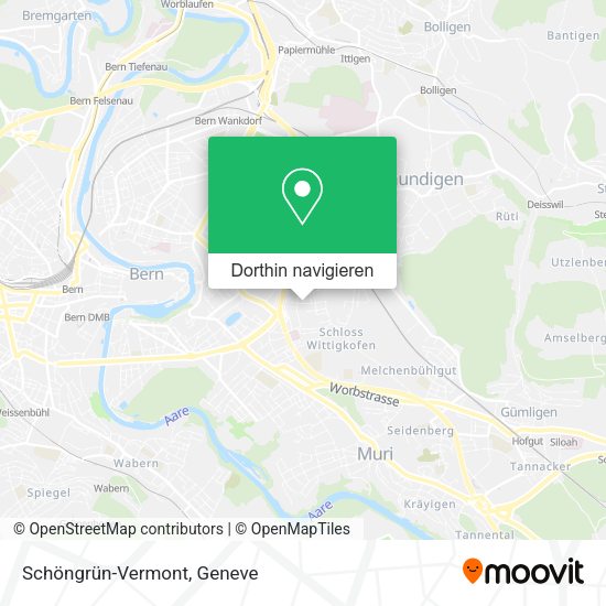 Schöngrün-Vermont Karte