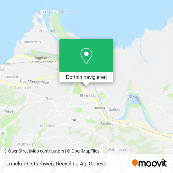 Loacker-Ostschweiz Recycling Ag Karte