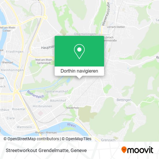 Streetworkout Grendelmatte Karte