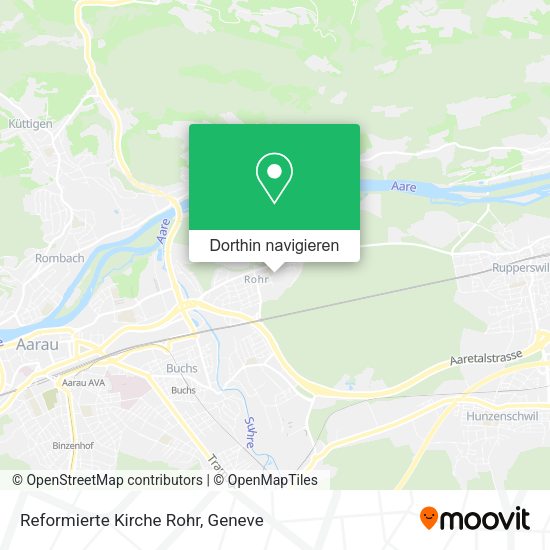 Reformierte Kirche Rohr Karte