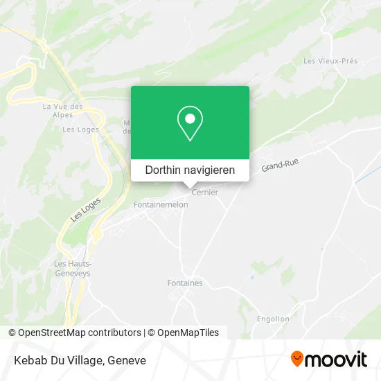 Kebab Du Village Karte