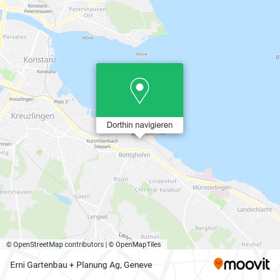 Erni Gartenbau + Planung Ag Karte